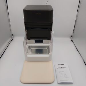 Petlibro ONE RFID Cat Feeder With Collar Tag App Control White And Beige